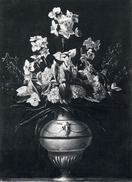A. Villani e Figli — Recco Giacomo - sec. XVII - Natura morta con vaso di fiori — insieme